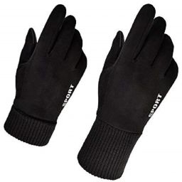 Solid Winter Men Gloves-image-7