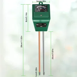 ssuca Soil Tester Analyser, Soil pH Meter Sunlight Moisture Measuring Sensor, 3-in-1 Soil Test Kit image 4