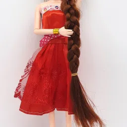 Our doll features long hair that can be styled with the included comb .-image-6