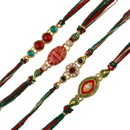 anil rakhi Designer D1237 Assorted RakhiSet image 3