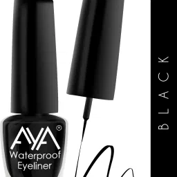 aya 24 Hrs Long Lasting & Waterproof Eyeliner, Set of 2, (Black and Black) 10 ml image 2