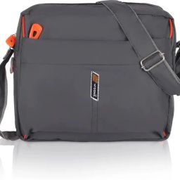 Grey Men Sling Bag Durable Crossbody Sling Bag for Men with Adjustable Strap & Multiple Compartment-image-59