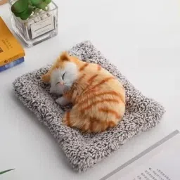 Mini Kitten Doll in Woven Basket with Meows Sounds-image-11