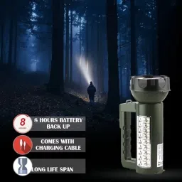 dazzel flex 7323B(LED SEARCH LIGHT) Torch 4 hrs Torch Emergency Light image 3
