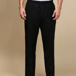 White Heart Mens Solid Pyjama Viscose Blend Elastic Waist with Side Pockets Pant Men Pyjama-image-74