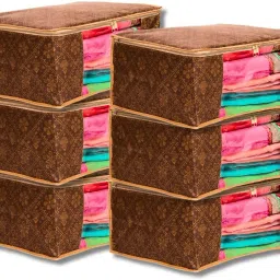 Viskri Saree Cover For Wardrobe - Foldable Covers For Suit, Lehanga, Dress Polyester Laundry Bag-image-40