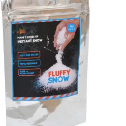 FLUFFY SNOW powder . Make 2 Litres of Instant Snow. Artificial snow that feels like real. Great Birthday Gifts .Age 4 years and above.-0