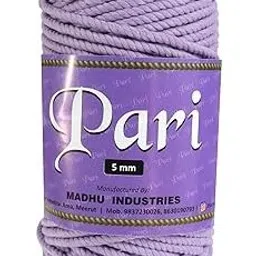 Dori Thread | 5mm Twisted (3Ply) | Lavender | Approx 100 Metres | 1kg Spool |-image-27