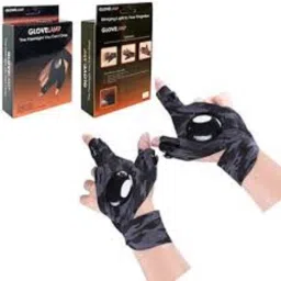 Flashlight Gloves Light Fingerless Cycling Gloves (Black) Cycling Gloves-picture-21