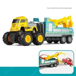 myrra Truck Metal Toys Alloy Diecast Set Toy, Diecast Miniature Model image 5