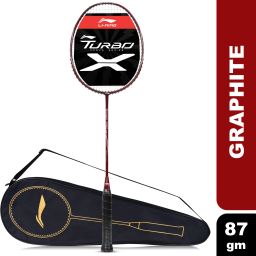Turbo X 60 G5 Strung Badminton Racket (Red, White) Red, White Strung Badminton Racquet-13