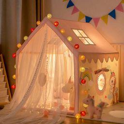 New Unicorn Play Tent House For 3-8 Year Boy And Girls-13