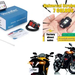 Front, Rear, Side Flasher Indicator Light for Bajaj Pulsar RS, Pulsar 200NS, Pulsar 180 NS, Pulsar 200 AS-20
