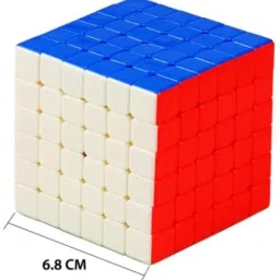 intelligent Speed cube 6x6 cube high speed stickerless magic rubix cube 8665 image 3