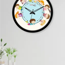 RANDOM Multicoloured Printed Contemporary Wall Clock-12