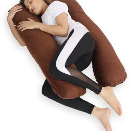 U SHAPE Microfibre Solid Pregnancy Pillow Pack of 1-image-38