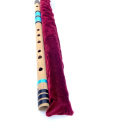C Sharp Hand Bansuri 7 Hole with free Red Bag Velvet Cover PVC Tube Flute Bamboo Flute-image-35