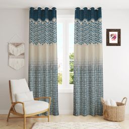 152 cm (5 ft) Jacquard Room Darkening Window Curtain (Pack Of 2)-21