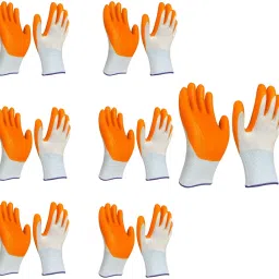 Waterproof Gloves Double Coating Nylon Comfortable Safety Gloves for Cleaning K4 Golf Gloves-image-35