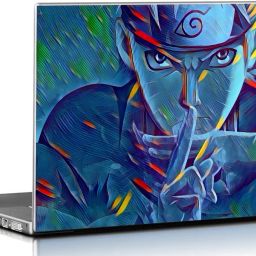 PIXELARTZ Laptop Skin Naruto HD Quality 15.6 Inches Multi Colour (8051) Vinyl Laptop Decal 15.6-28