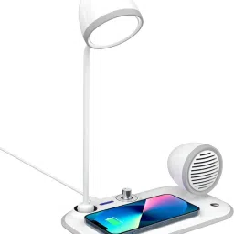 Adofys Multipurpose 3 in 1 Desk Lamp with 15w Wireless Charger and Bluetooth Speaker 15 W Bluetooth Speaker-25