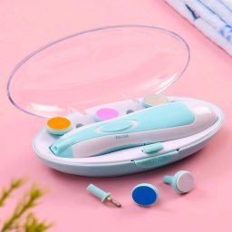 Baby Nail Cutter with Light Light &6 Grinding Pads For New Born Baby D127-image-26