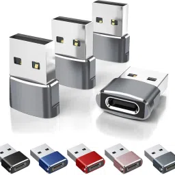 NIGSUR 4 Pack USB 3.0 Type C Female to USB A Male Adapter USB Adapter-20
