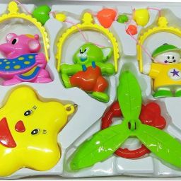 weet Cuddles Harmonious Musical Cot with Hanging Cartoons for Toddlers-10