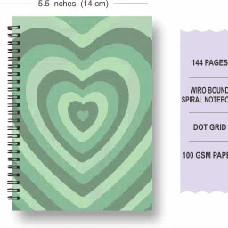 papco Dot grid notebook journal A5 Diary DOT GRID 144 Pages image 2