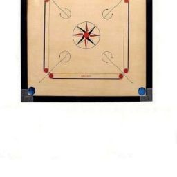 GLOSSY CARROM BOARD WITH WOODEN COINS,POWDER AND COINS 89 cm Carrom Board-image-58