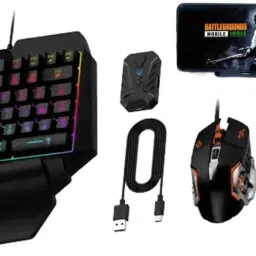 Decasa 4 in 1 Bluetooth Gaming Keyboard Mouse Converter Combo Gaming Accessory Kit-14