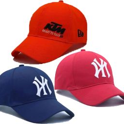 Solid, Self Design, Embroidered Sports/Regular Cap-image-57