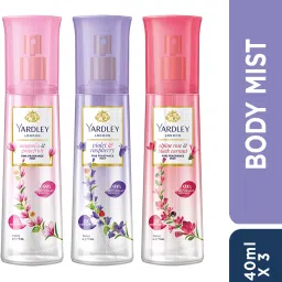 Alpine Rose & Blak Currant, Mangolia & Grapefruit, Violet & Raspberry Assorted Body Mist-For Women-image-77