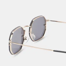 vero moda UV Protection Rectangular Sunglasses (Free Size) image 4