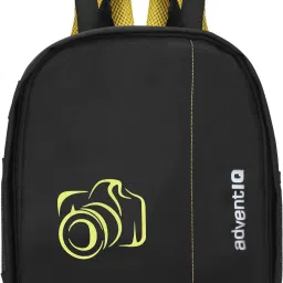 AdventIQ DSLR/SLR Camera Lens Shoulder Printed Backpack-(BNP 0197P-Camera 2)-Yellow ClrCamera Bag-picture-2