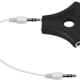Kingdom Jet Black 5 Way 3.5mm Stereo Audio Triangle Splitter Adapter Headset, Headphone, Earphone Splitter with AUX Cable | Magenta Color Phone Converter-picture-33