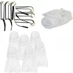 Railing Set with Pocket Net (WHITE) Pool Table Railing Set-19