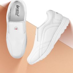 Desire White School Shoes,Running Shoes,Walking Shoes,Formal Shoes Walking Shoes For Men-image-112