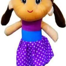 Super Soft 60cm Stuffed Girl Cute Doll - Polyfill Washable Cuddly Soft Plush Toy - Helps to Learn Role Play - 100% Safe for Kids - 60 cm (Purple) - 60 cm-33
