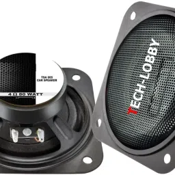 CAR FOOR SPEAKER SET OF 2 WITH BLACK GRILL CAR DOOR SPEAKER SET OF 2 4 INCH Component Car Speaker-33
