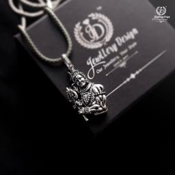 Shiv Pendant for Men and Women, Bholenath Locket for boy and Girl Stainless Steel Pendant-image-4