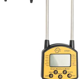 ACETEQ AR991 Food Grain Moisture Meter for 14 Types Grains/ LCD & Voice Alarm Test Indicator image 2