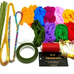 Complete Stocking Flower Making kit for Beginners - Includes Flower Making-17