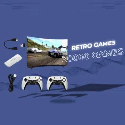 COUNTACH Retro 30000+ Games Stick Video M22 Game Console with 2 Wireless Controllers 30000+ Game GB with 30000+ Game,GTA,God of War, Tekken 6, Mario Contra , Street Fighter, Retro Games image 4