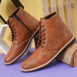 killer Men's Casual Outdoor High Top Lace Up Boots, Comfortable Hiking and Trekking Boots For Men-picture-42