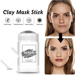 Anti acne black head remover clay mud mask stick Face Shaping Mask-image-2