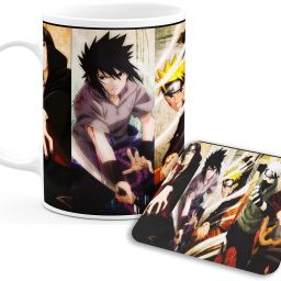 Anime With Coaster (Plate) Ceramic Coffee Milk Tea Cup (350ml) Best Gift For Happy Birthday, Anniversary, Friendship Day, Kids, Friends, Brother, Sister, Boys, Girls, Son, Daughter_(MC-11) Ceramic Coffee Mug-image-10