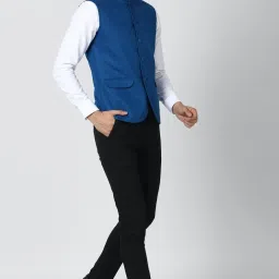 Men Solid Nehru Jacket-image-76