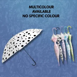 Transparent Polka Dot Umbrella Easy Open for Rainy Season(Multi) Umbrella-18