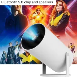 SACRO Smart Projector for Home 4K Support Rotabable Design withApp Netflix,YouTubeY117 (4500 lm / 1 Speaker / Wireless / Remote Controller) Portable Projector-23